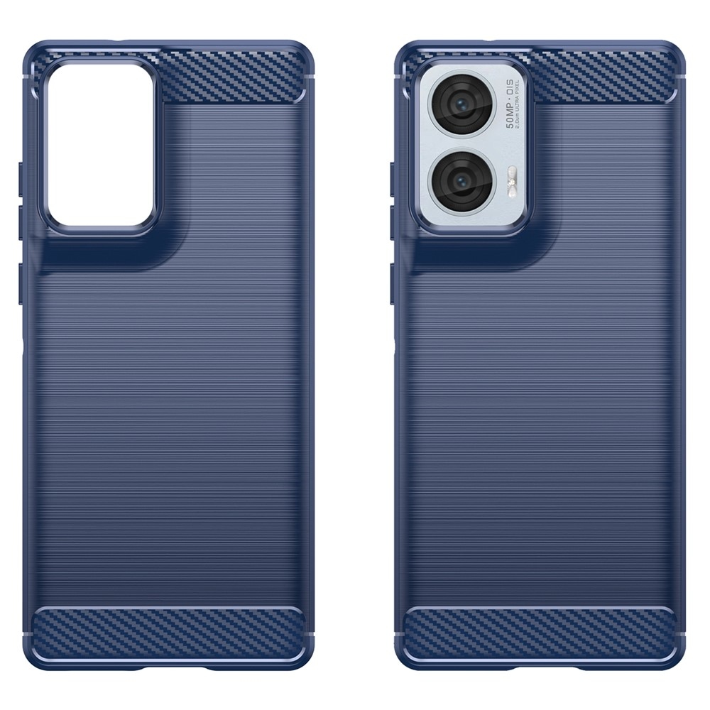 Carbon odolný gelový obal na Motorola Moto G85 5G - modrý
