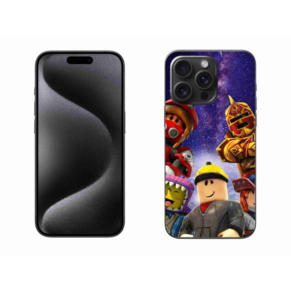 Gelový kryt mmCase na iPhone 15 Pro Max - roblox 3