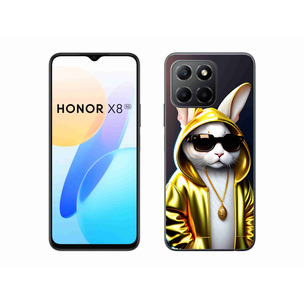 Gelový kryt mmCase na Honor X8 5G - kočka boss