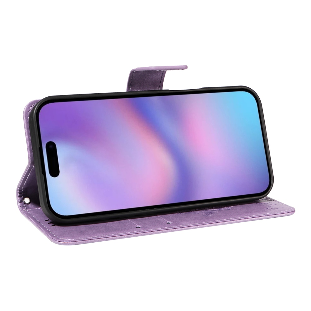 Trees knížkové pouzdro na iPhone 17 - světlefialové