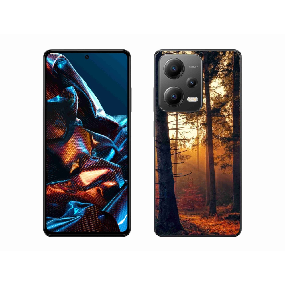 Gelový obal mmCase na mobil Xiaomi Redmi Note 12 Pro 5G - les