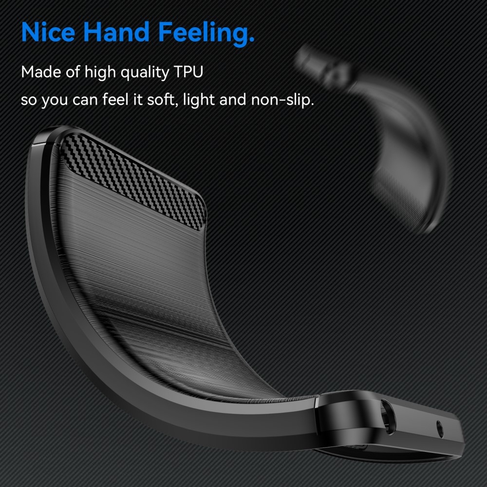 Carbon odolný gelový obal na Xiaomi 15 Ultra - černý