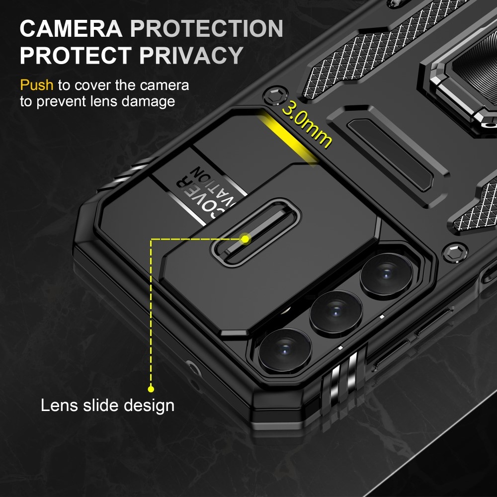 Lens odolný kryt na Samsung Galaxy A05s - černý