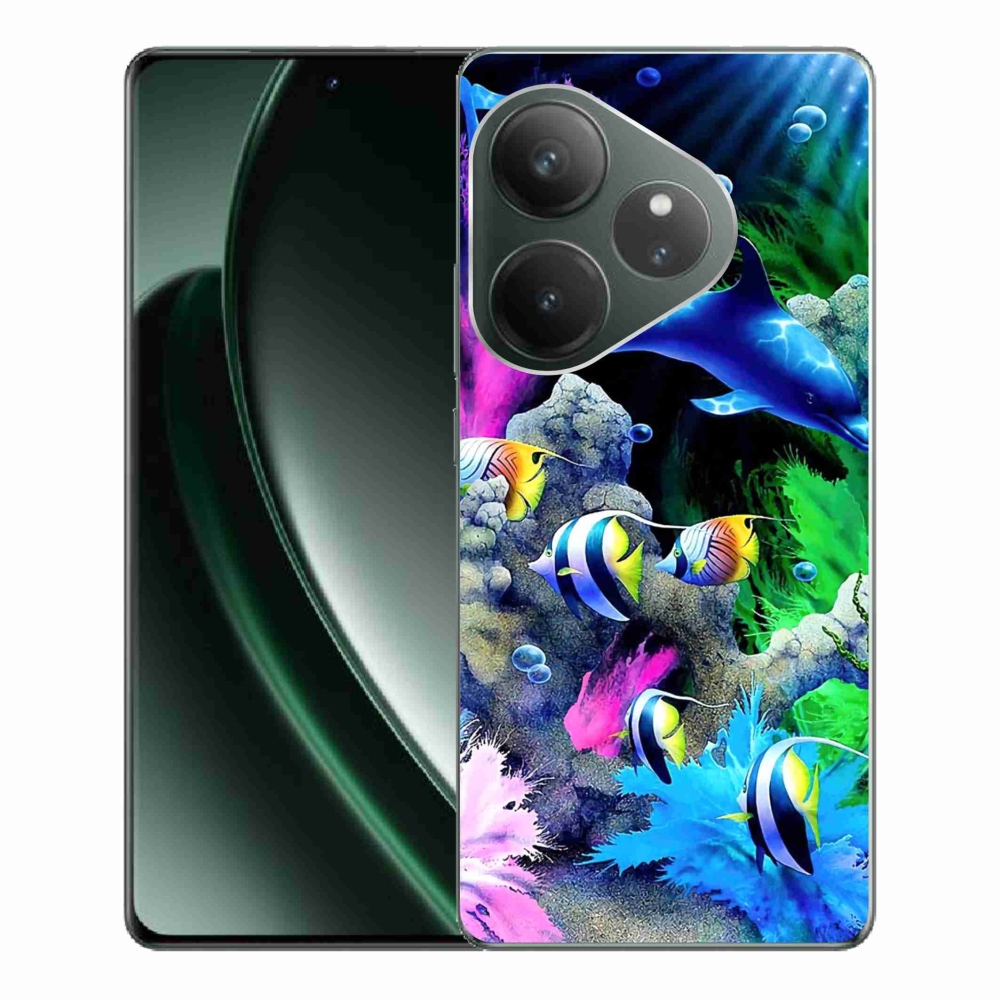 Gelový obal mmCase na Realme GT 6 5G/GT 6T 5G - mořský svět