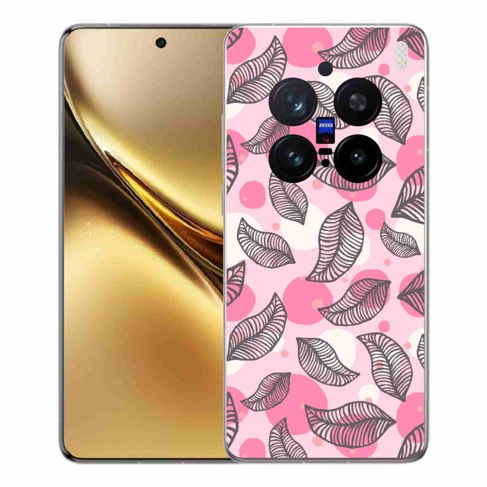 Gelový kryt mmCase na Vivo X200 Pro 5G - kreslené padající listy