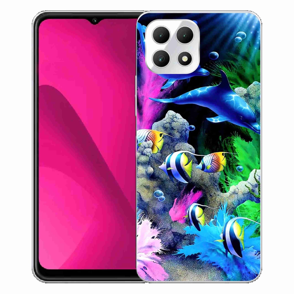 Gelový kryt mmCase na T-Mobile T Phone 2 - mořský svět