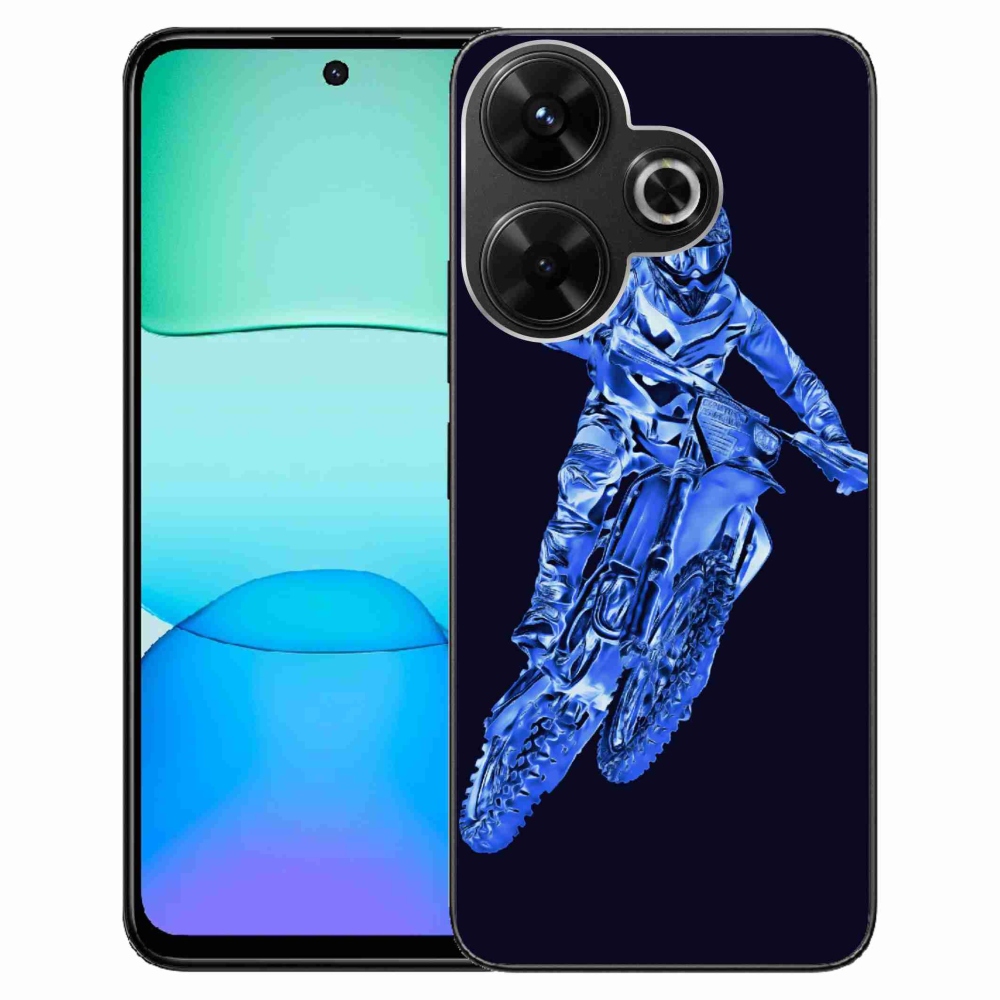 Gelový kryt mmCase na Xiaomi Redmi 13 4G/Poco M6 4G - motocross 1