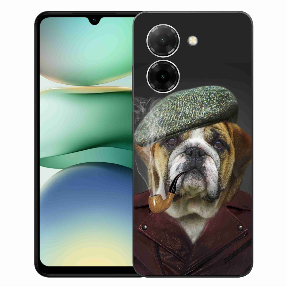 Gelový kryt mmCase na Xiaomi Redmi A5 (171.7x77.8x8.3mm) - pes s fajfkou
