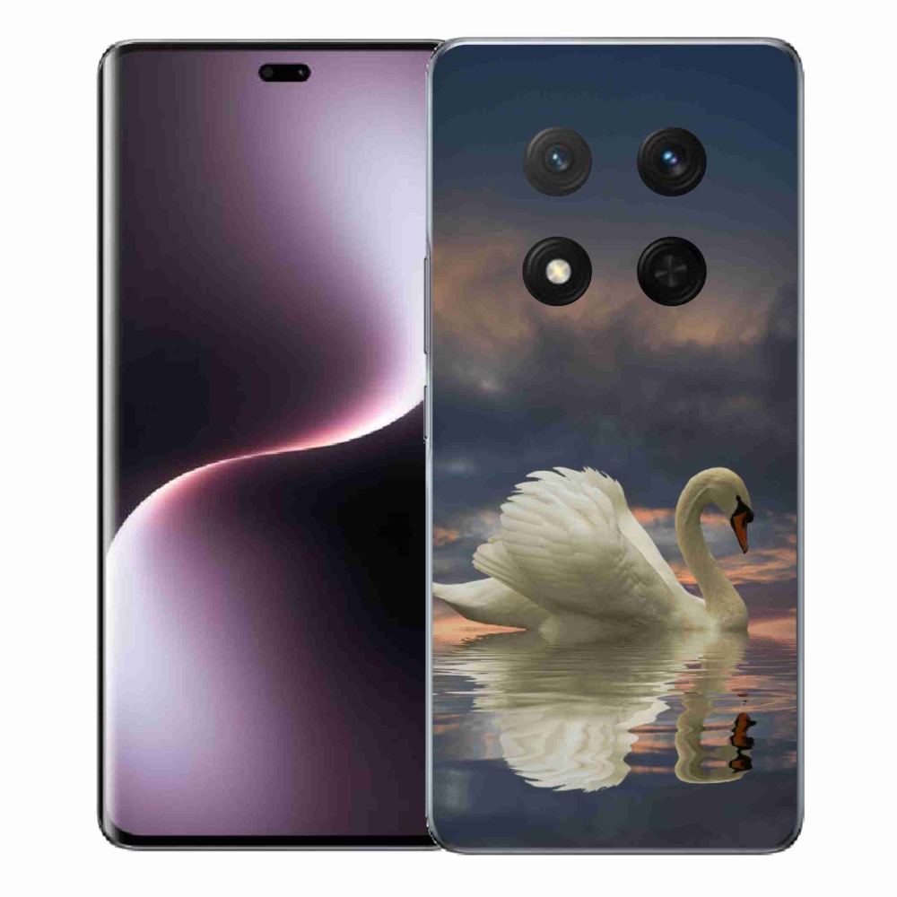Gelový kryt mmCase na Honor Magic 7 Lite 5G - labuť