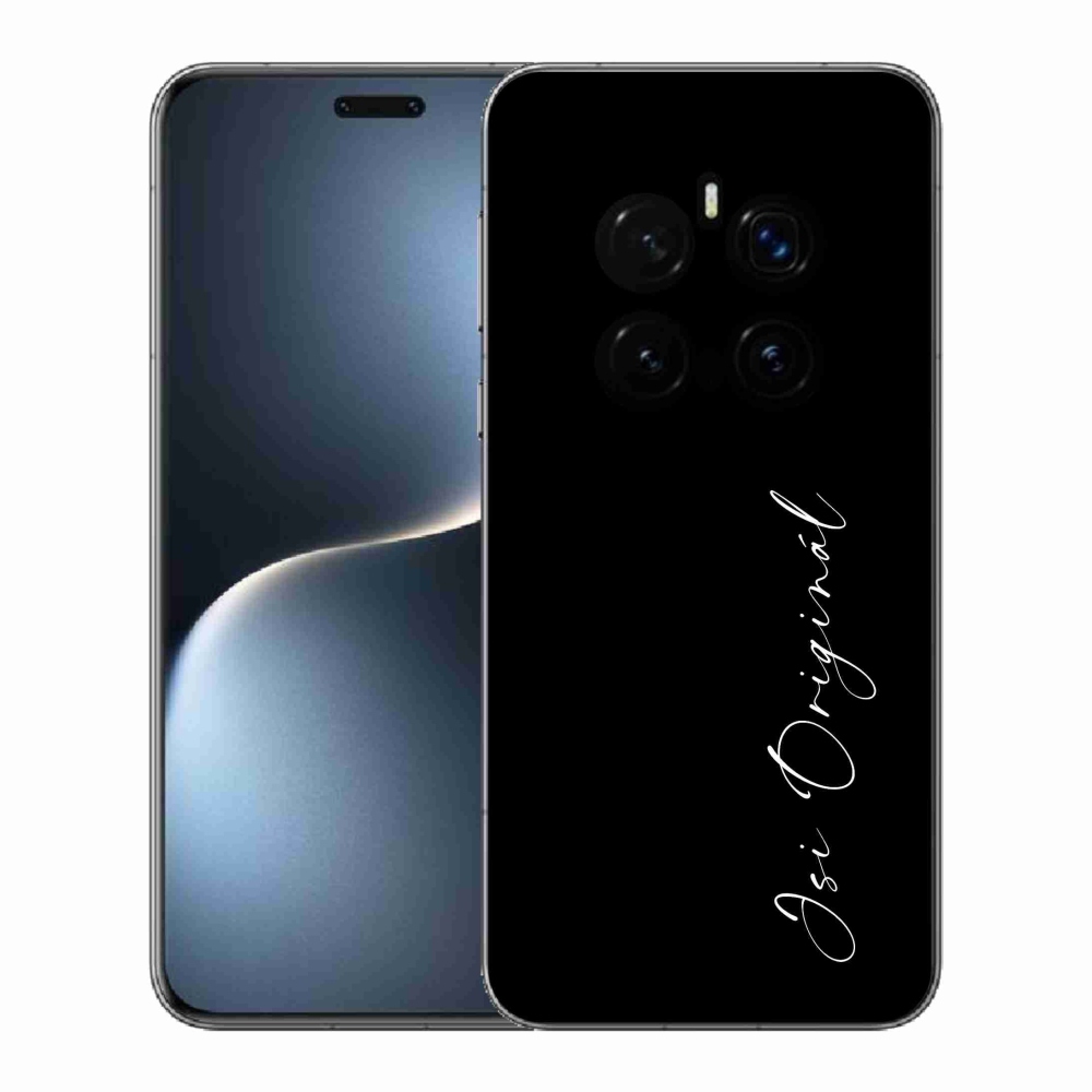 Gelový kryt mmCase na Honor Magic 7 Pro 5G - jsi originál černé pozadí