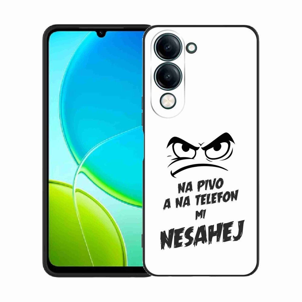 Gelový kryt mmCase na Vivo Y29s 5G - pivní motiv 2 bílé pozadí