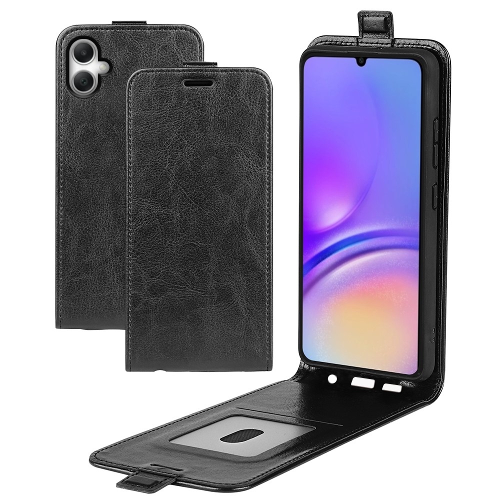 Vertical flipové pouzdro na Samsung Galaxy A07 4G - černé