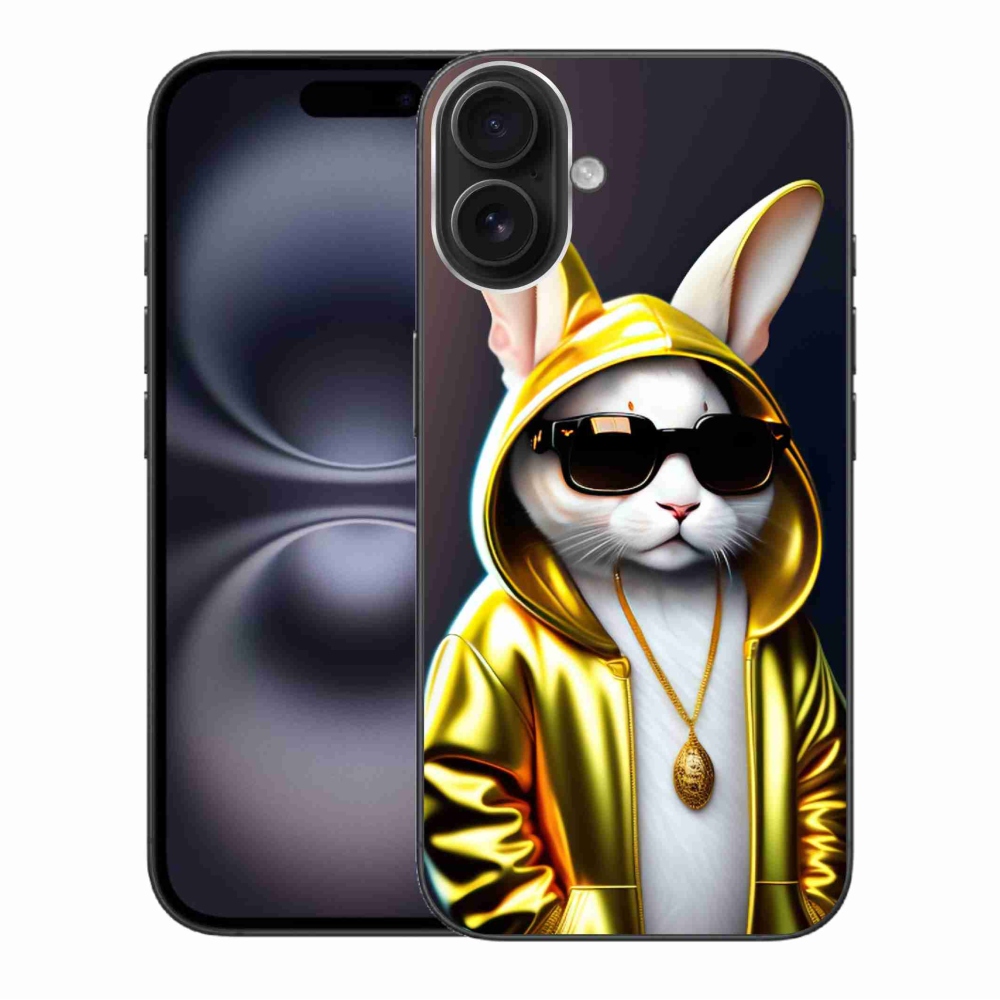 Gelový kryt mmCase na iPhone 16 Plus - kočka boss