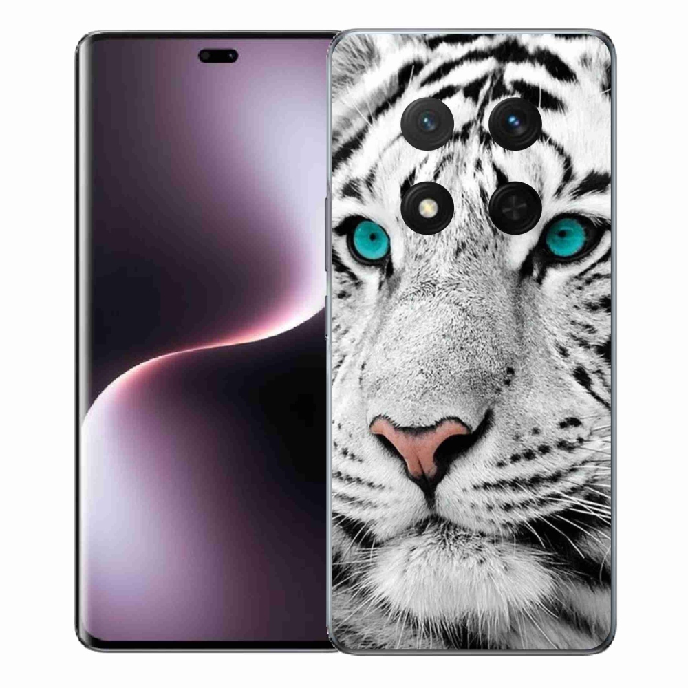 Gelový kryt mmCase na Honor Magic 7 Lite 5G - bílý tygr