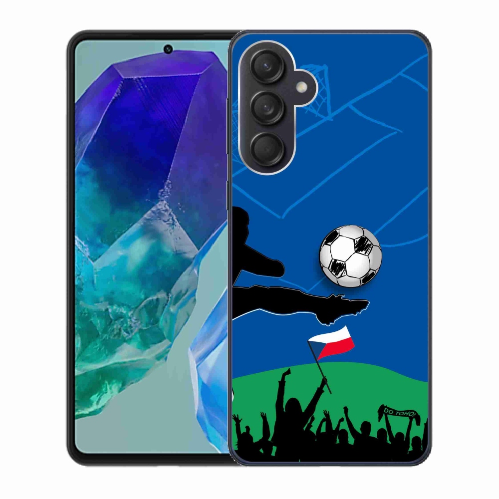 Gelový kryt mmCase na Samsung Galaxy M55 5G - fanoušci fotbalu