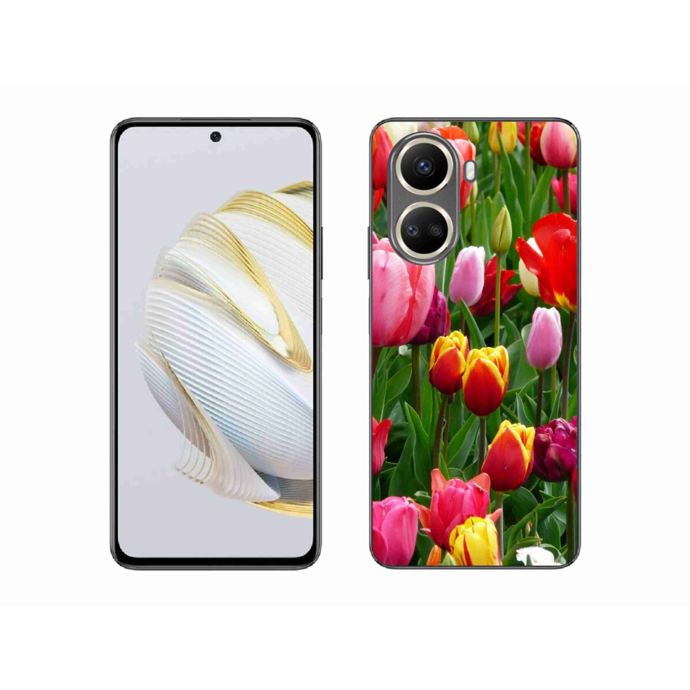 Gelový kryt mmCase na Huawei Nova 10 SE - tulipány