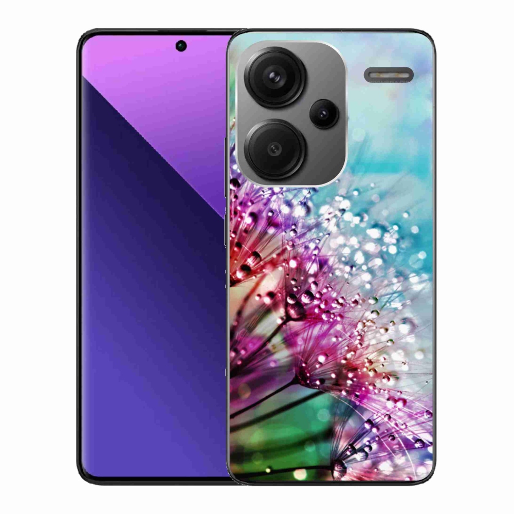 Gelový kryt mmCase na Xiaomi Redmi Note 13 Pro+ 5G - barevné květy