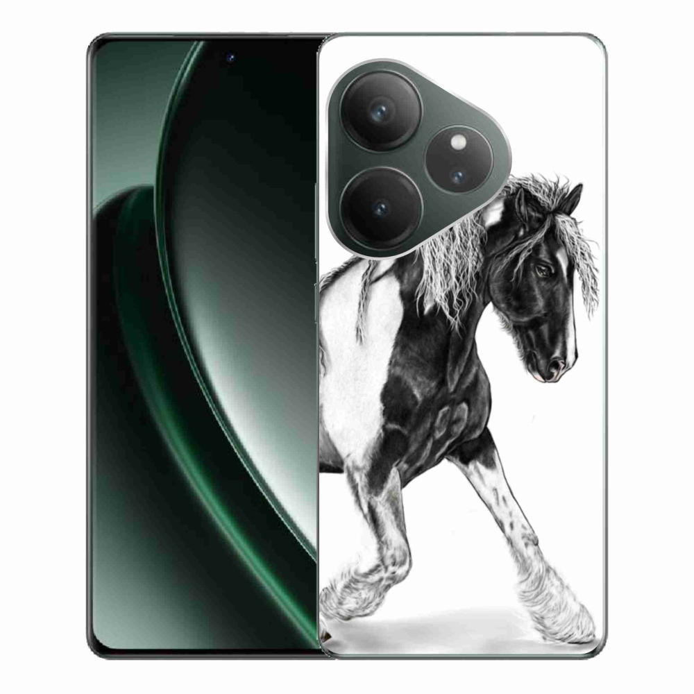Gelový kryt mmCase na Realme GT 6 5G/GT 6T 5G - kůň