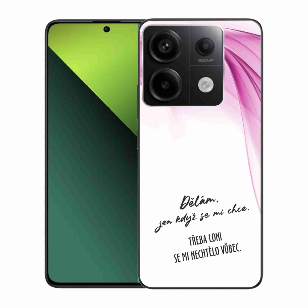 Gelový kryt mmCase na Xiaomi Redmi Note 13 Pro 5G/Poco X6 5G - vtipný text 12 bílé pozadí