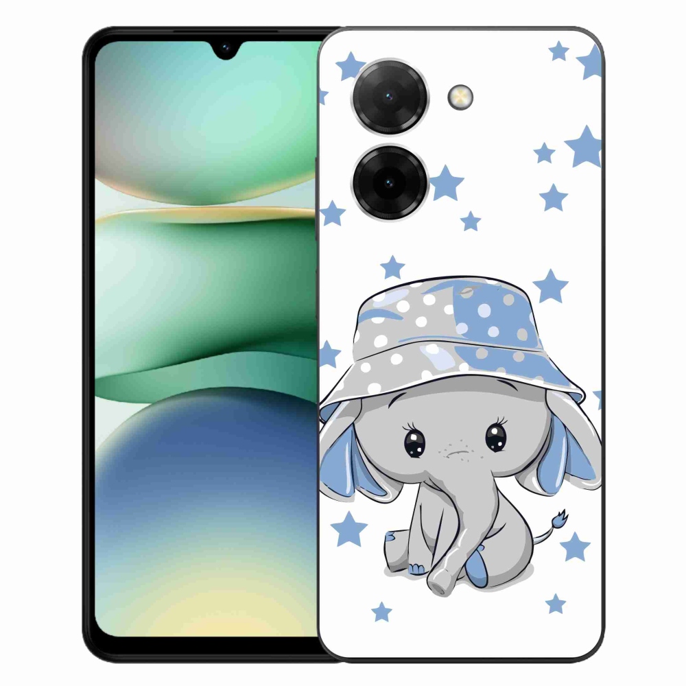Gelový kryt mmCase na Xiaomi Redmi A5 (171.7x77.8x8.3mm) - modrý slon