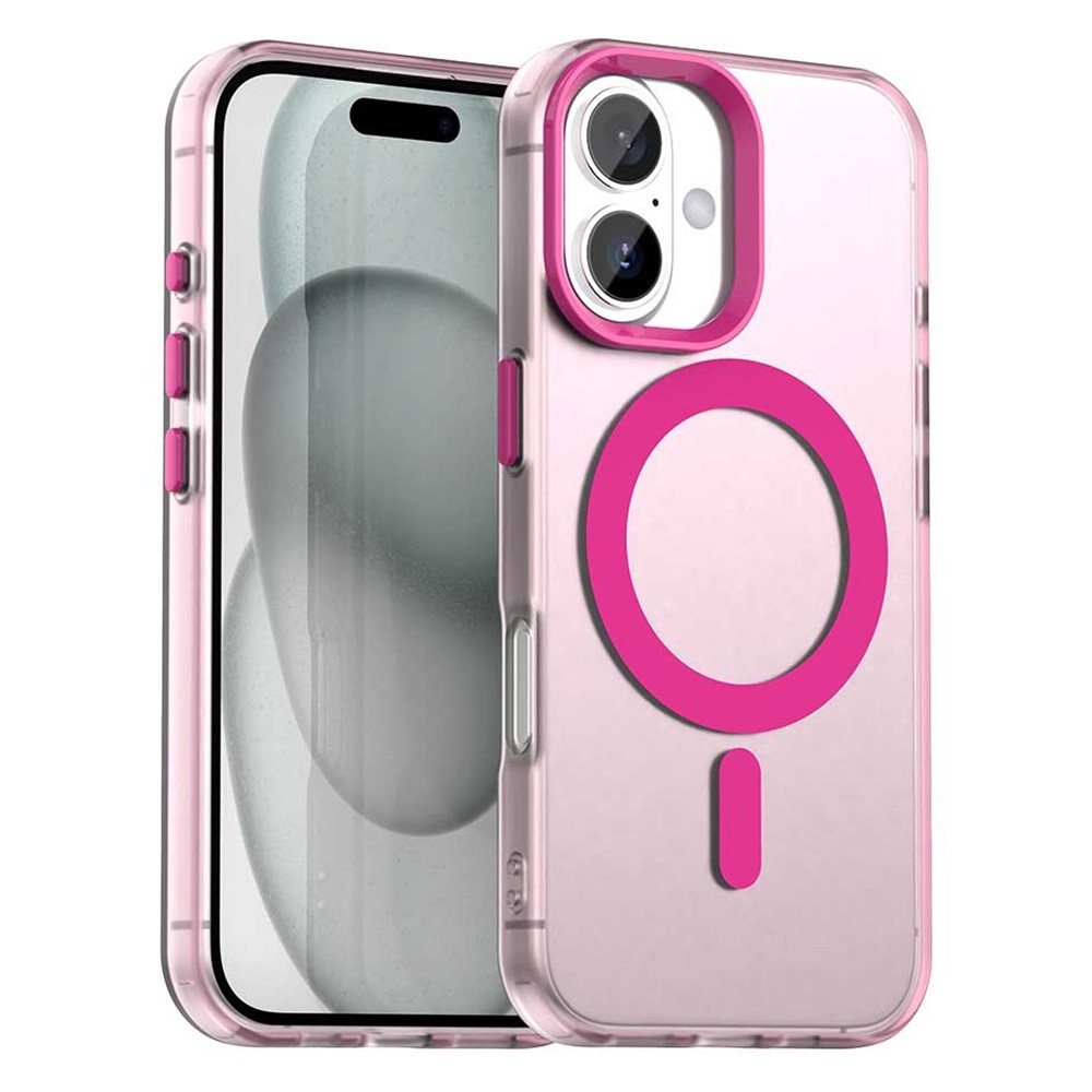 Candy gelový obal MagSafe pro iPhone 17 - růžový