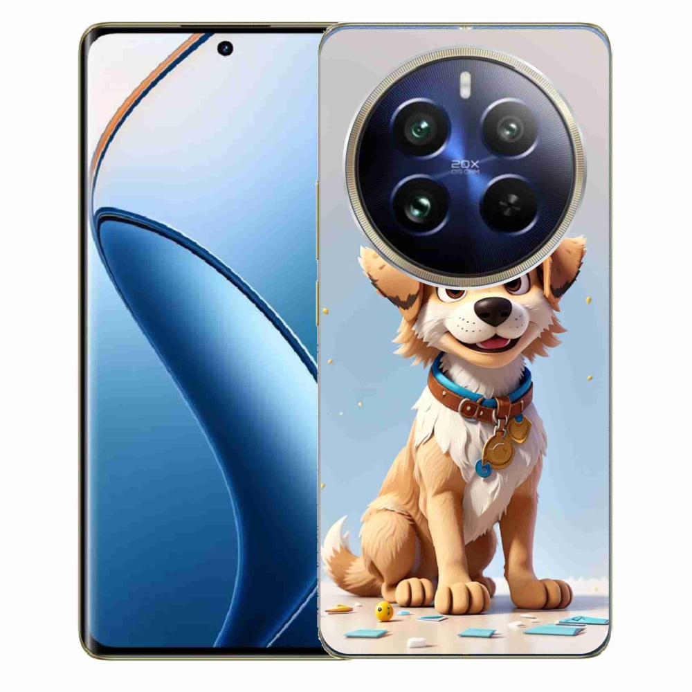 Gelový kryt mmCase na Realme 12 Pro 5G/12 Pro+ 5G - kreslené štěně