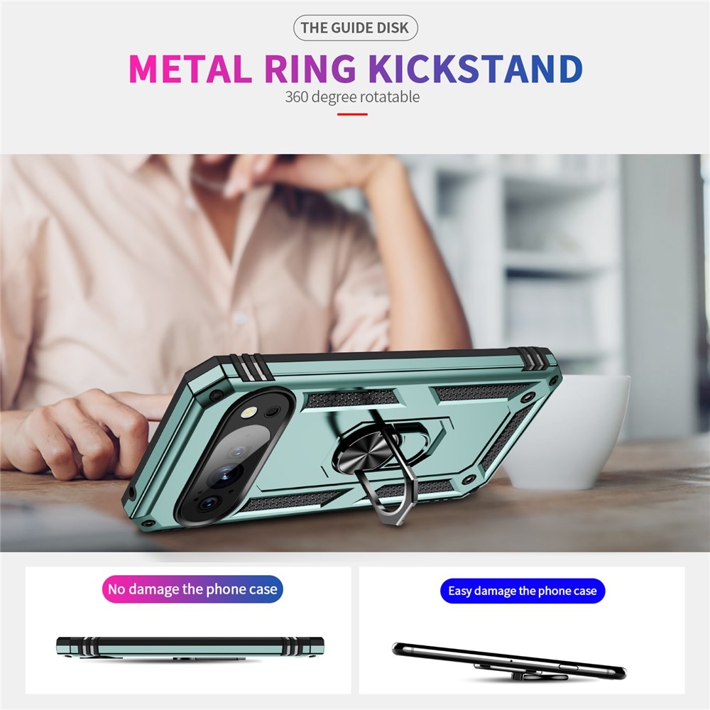 Ring odolný kryt na Google Pixel 10 Pro/Pixel 10 - zelený