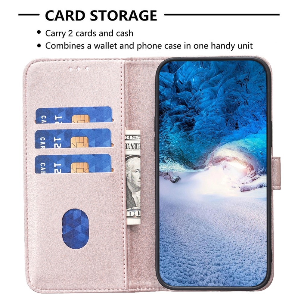 BNF knížkové pouzdro na Realme C51/C53 - růžovozlaté