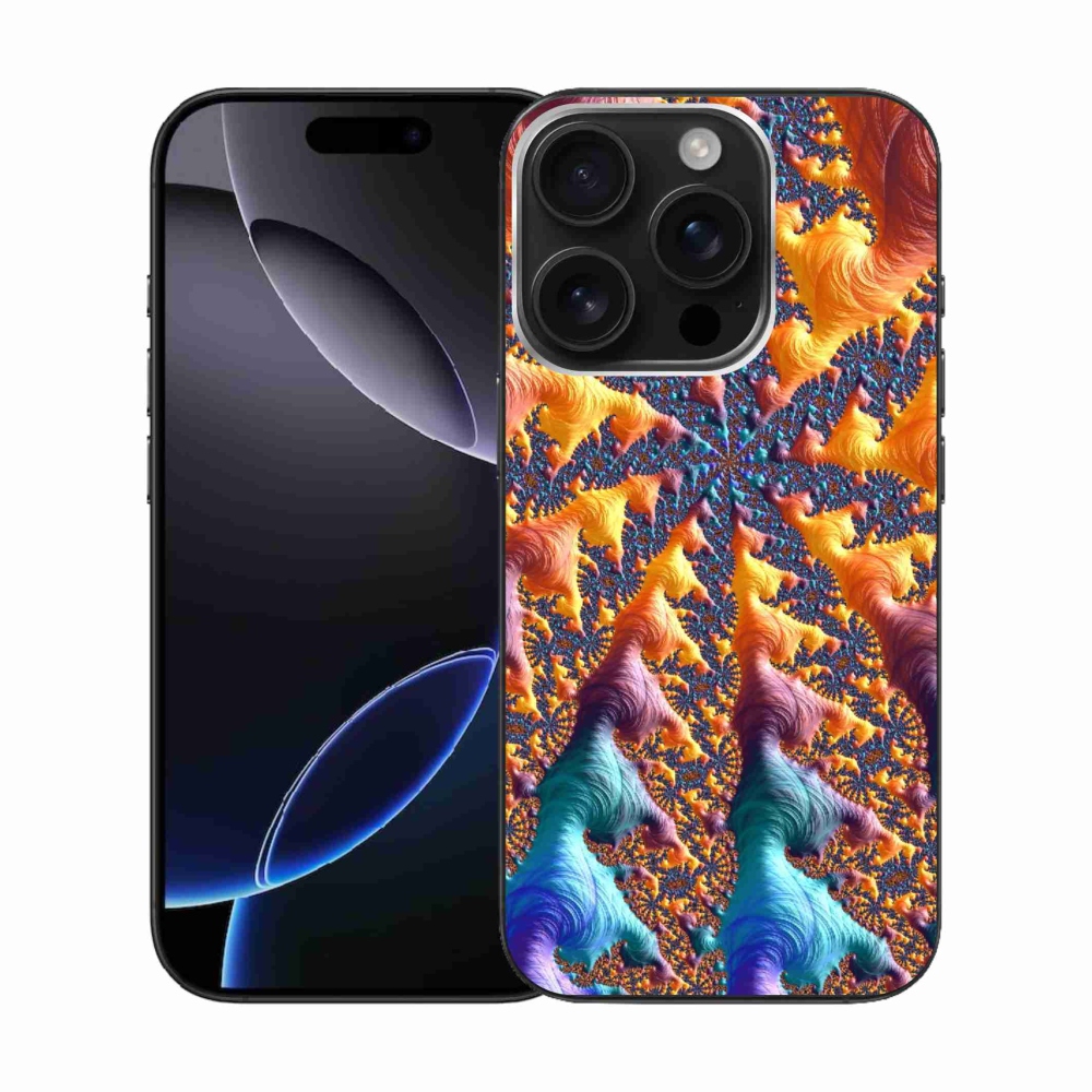 Gelový kryt mmCase na iPhone 16 Pro - abstraktní motiv 23