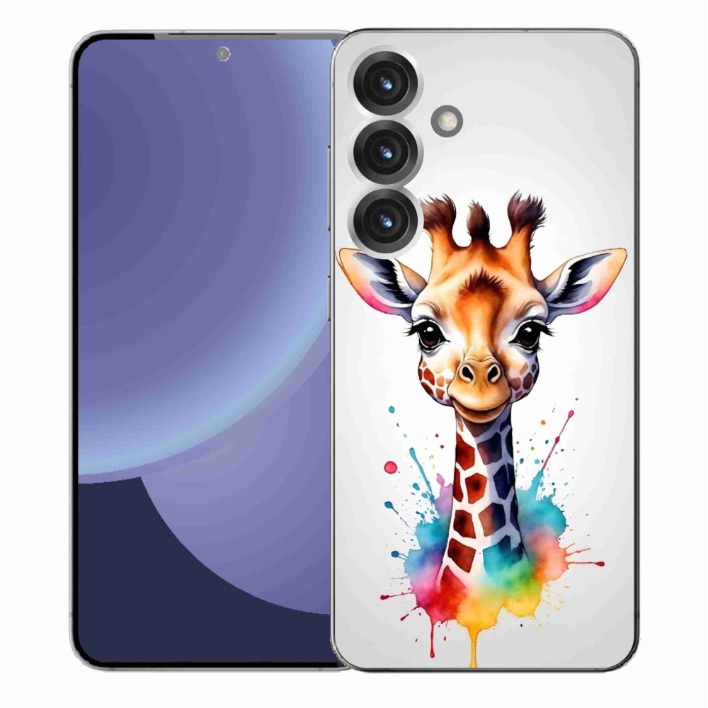 Gelový kryt mmCase na Samsung Galaxy S25+ - žirafa 1