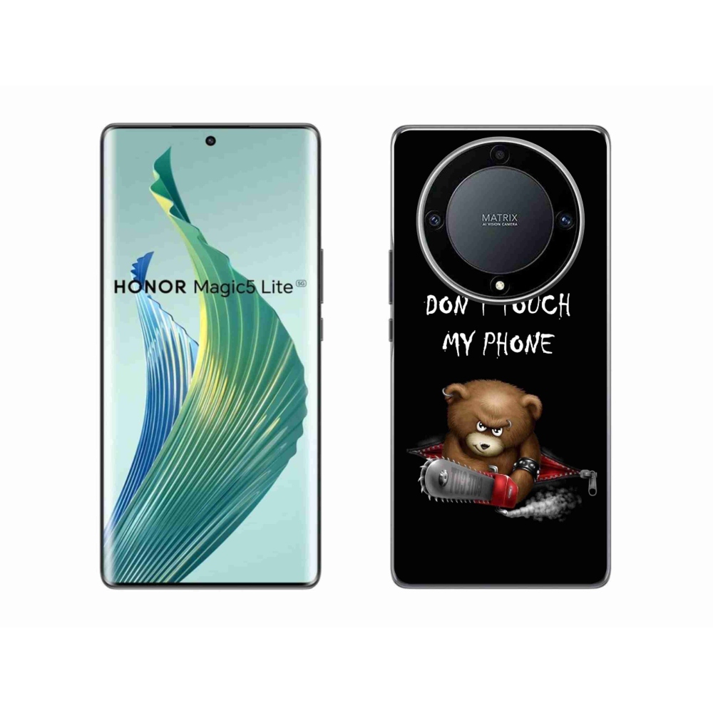 Gelový kryt mmCase na Honor Magic 5 Lite 5G - nesahej na telefon