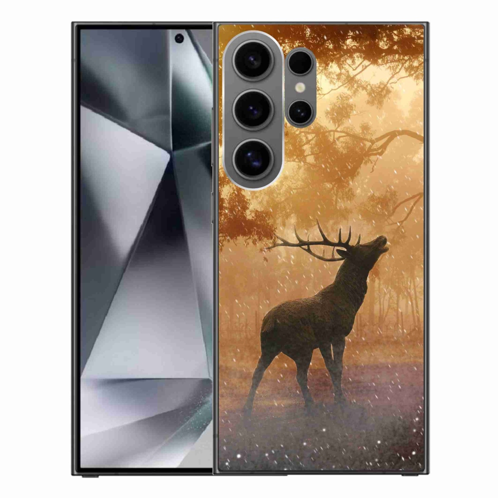 Gelový kryt mmCase na Samsung Galaxy S24 Ultra - jelen v říji