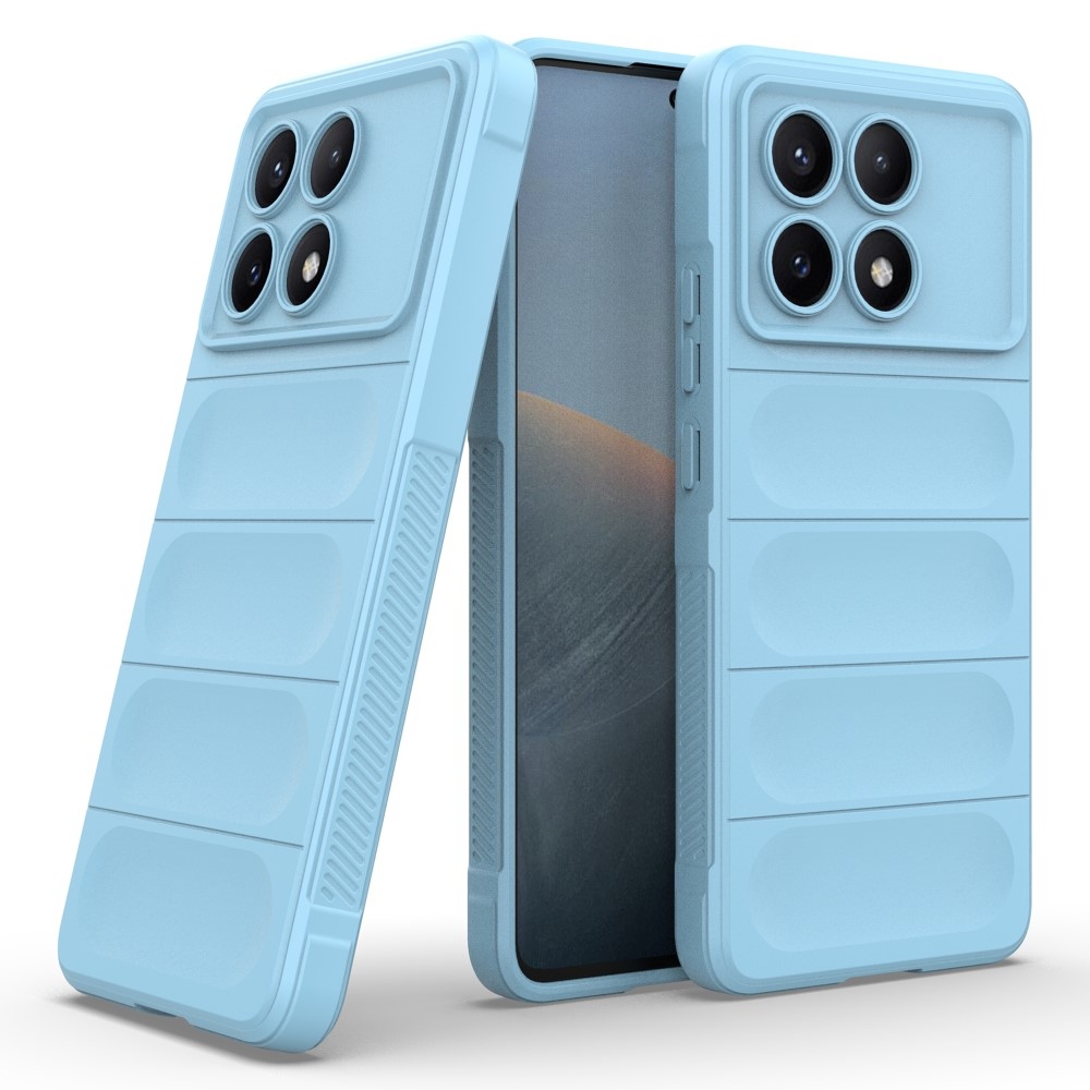 Rugg odolný gelový obal na Xiaomi Poco X6 Pro 5G - světlemodrý