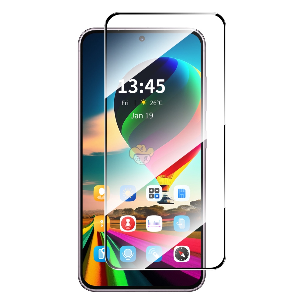 ENK 2.5D celoplošné tvrzené sklo na Samsung Galaxy S25 FE