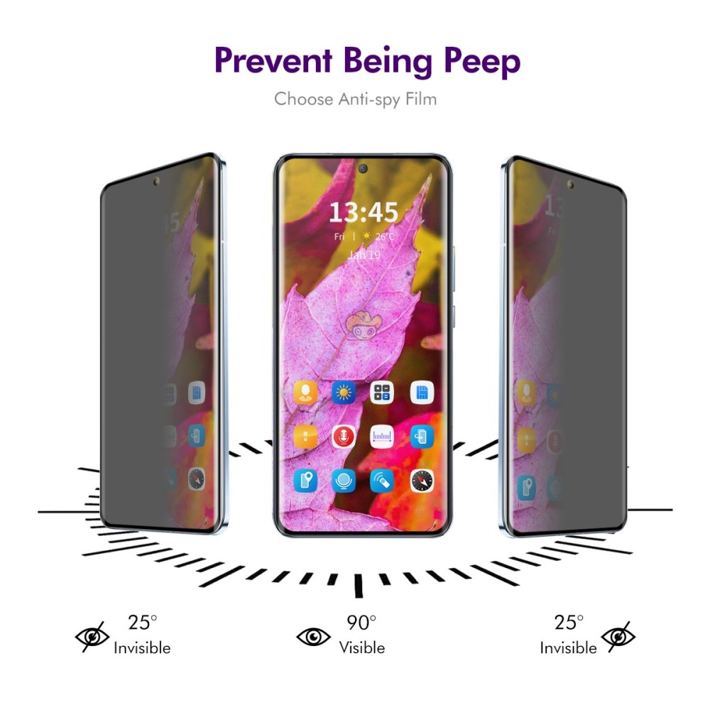ENK Privacy celoplošné sklo na Realme 14 Pro+ 5G