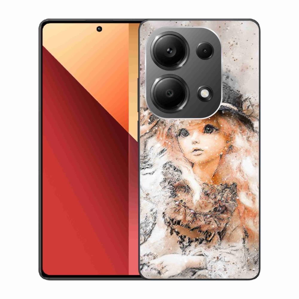 Gelový kryt mmCase na Xiaomi Redmi Note 13 Pro 4G/Poco M6 Pro - holčička s kloboukem