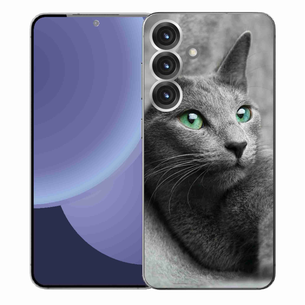 Gelový kryt mmCase na Samsung Galaxy S25+ - kočka 2
