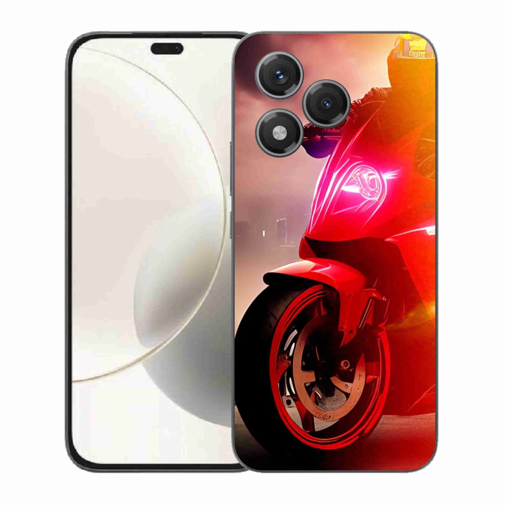 Gelový kryt mmCase na Honor 400 Lite - motorka