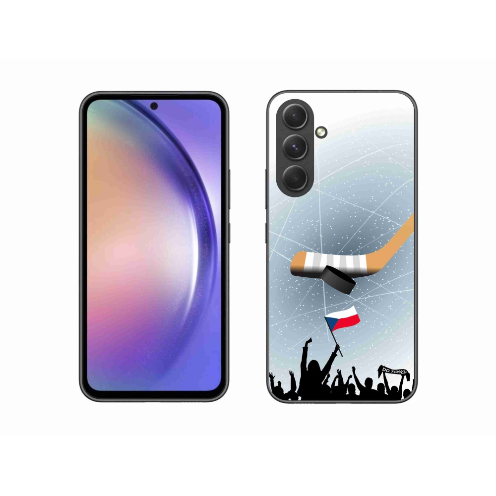Gelový kryt mmCase na Samsung Galaxy A54 5G - fanoušci hokeje