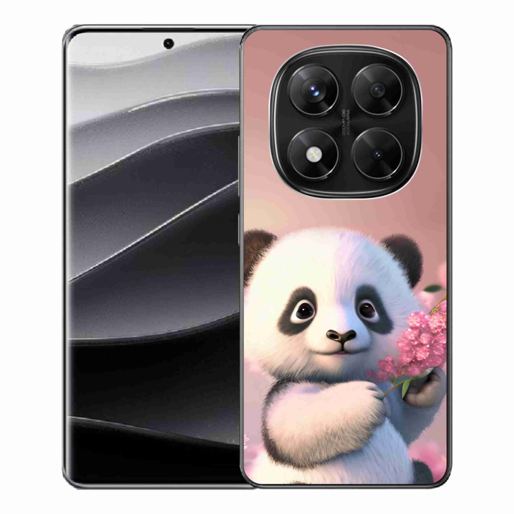 Gelový kryt mmCase na Xiaomi Redmi Note 14 Pro 5G/Poco X7 5G - roztomilá panda