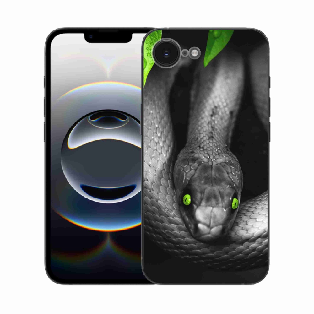 Gelový kryt mmCase na iPhone 16e - had