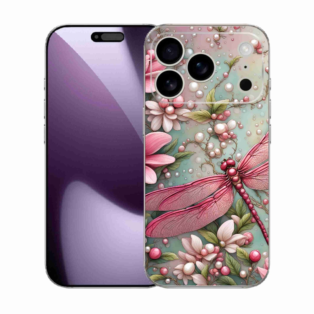 Gelový kryt mmCase na iPhone 17 Pro - vážka