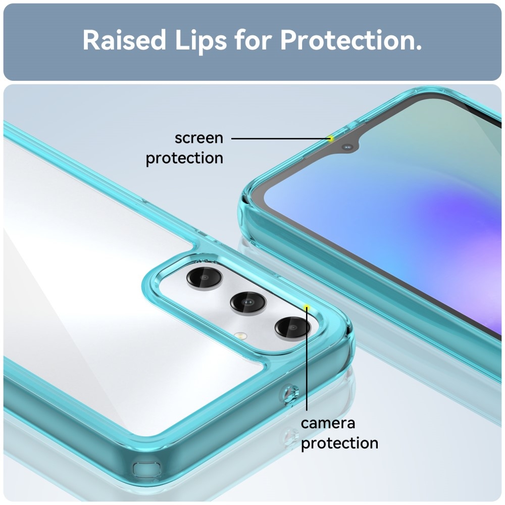 Gelový obal s pevnými zády na Samsung Galaxy A05s - světlemodrý