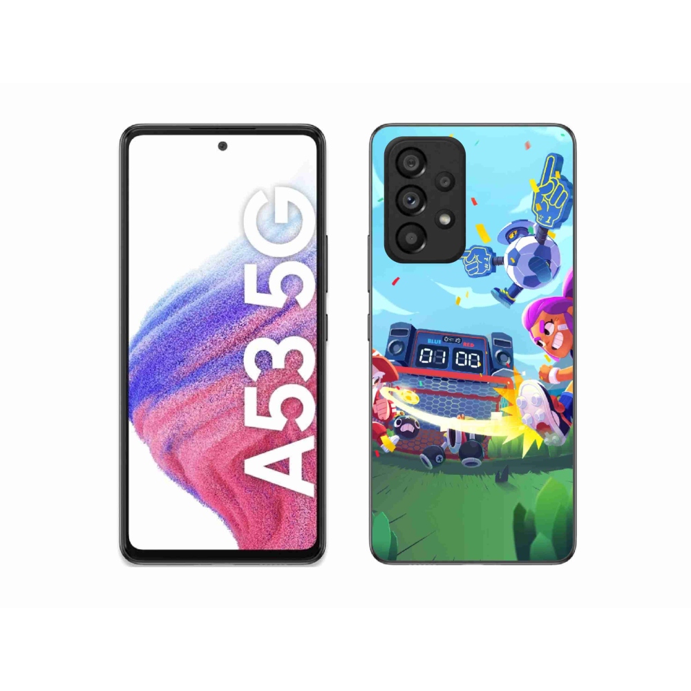 Gelový kryt mmCase na Samsung Galaxy A53 5G - brawl stars 1