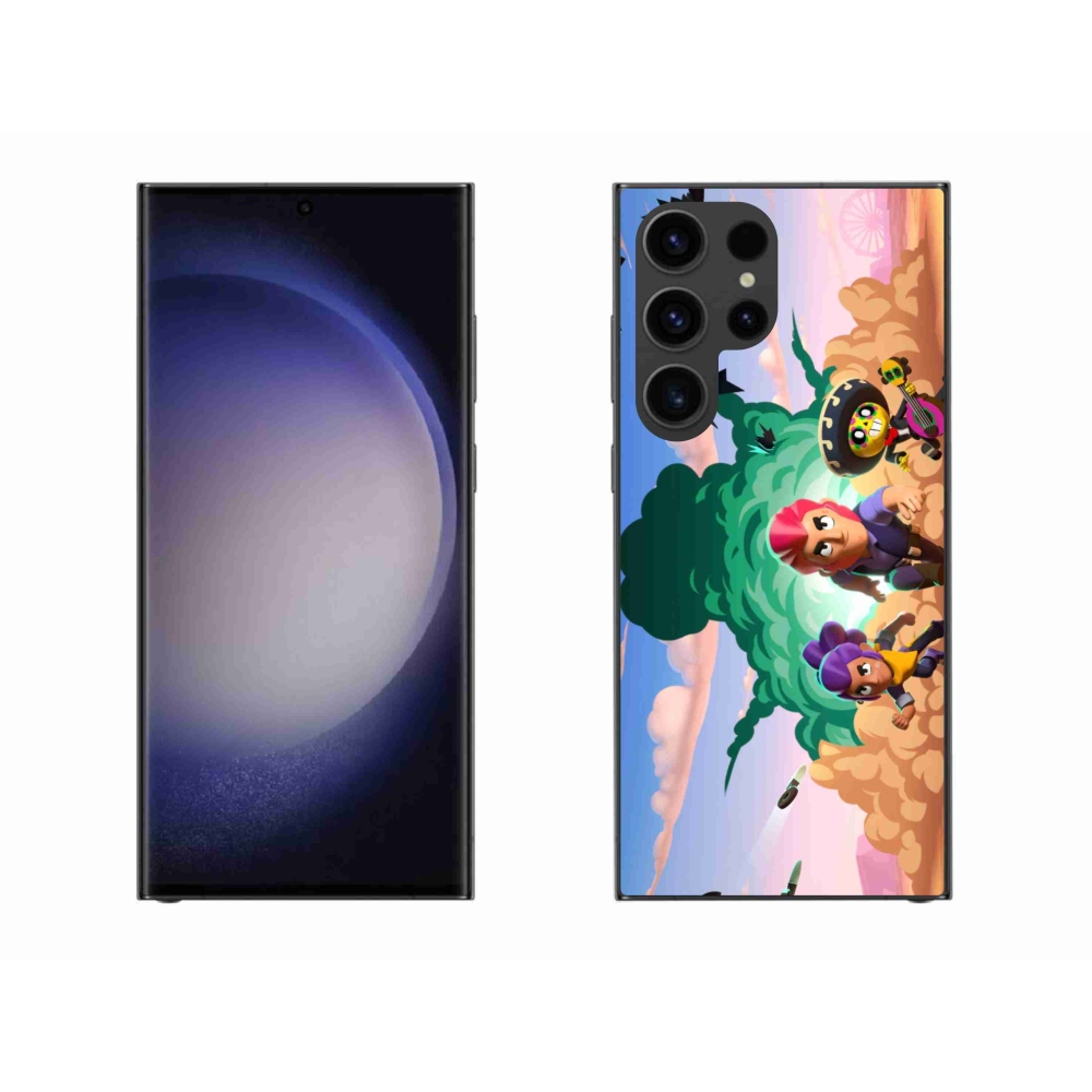 Gelový kryt mmCase na Samsung Galaxy S23 Ultra 5G - brawl stars