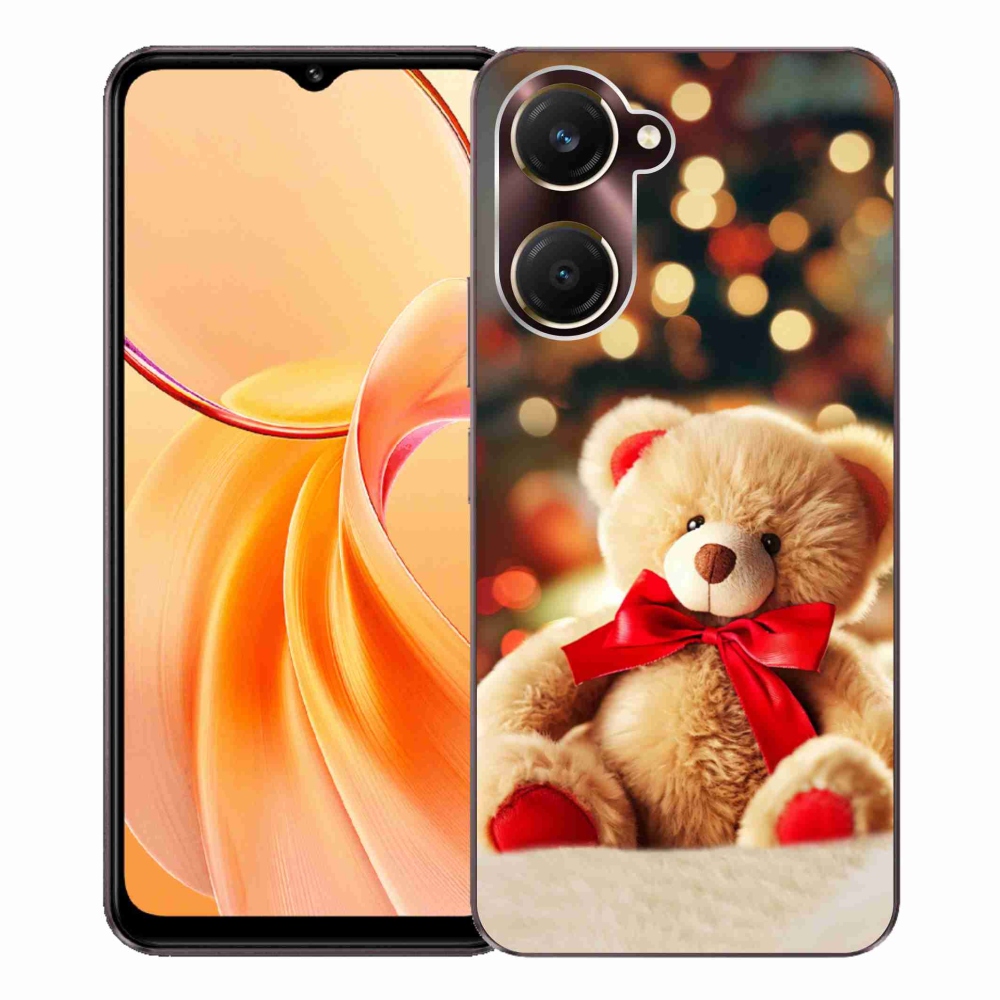 Gelový kryt mmCase na Vivo Y28s 5G - plyšový medvídek