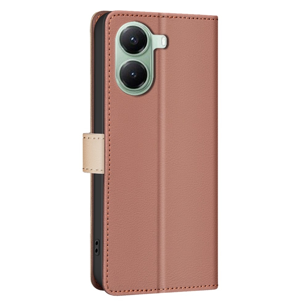 BNF DUO knížkové pouzdro na Xiaomi Poco X7 Pro 5G - hnědé