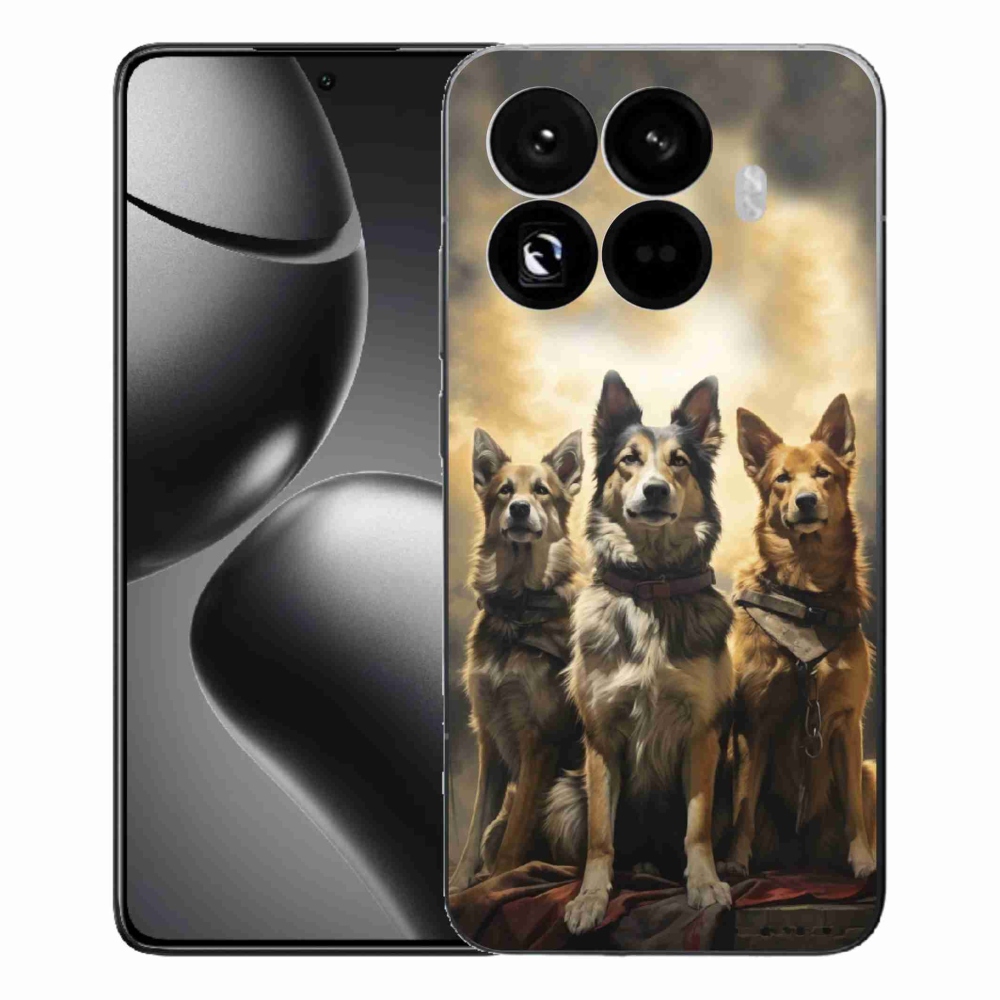 Gelový kryt mmCase na Xiaomi 15T Pro - tři psi