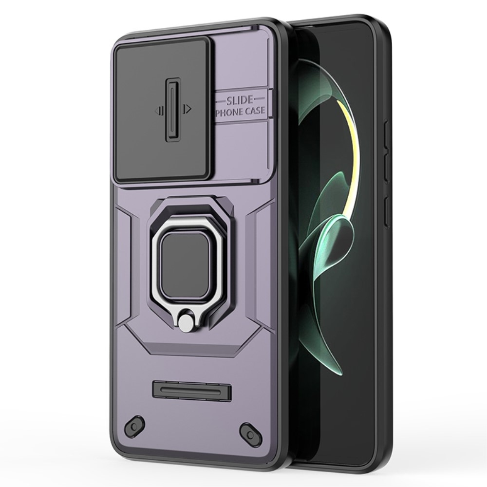 Lens odolný hybridní kryt na Xiaomi 13T/13T Pro - fialový