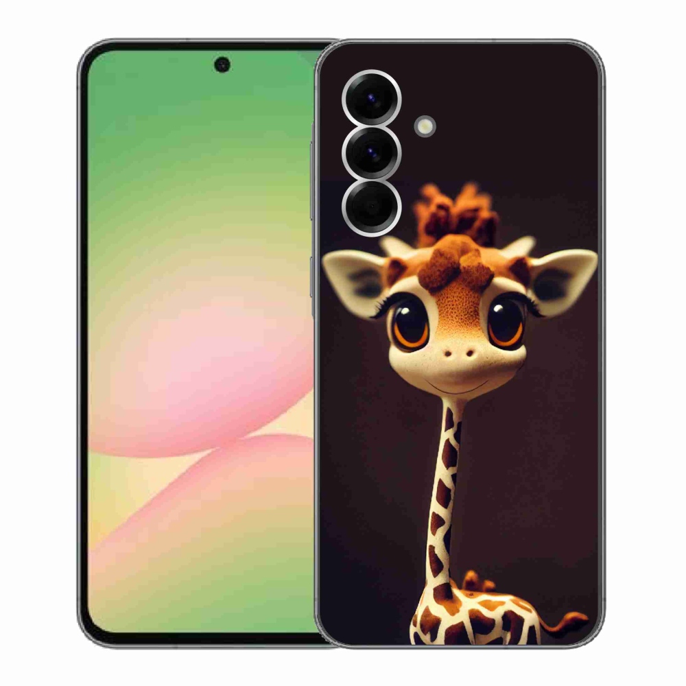 Gelový kryt mmCase na Samsung Galaxy A56 5G - malá žirafa